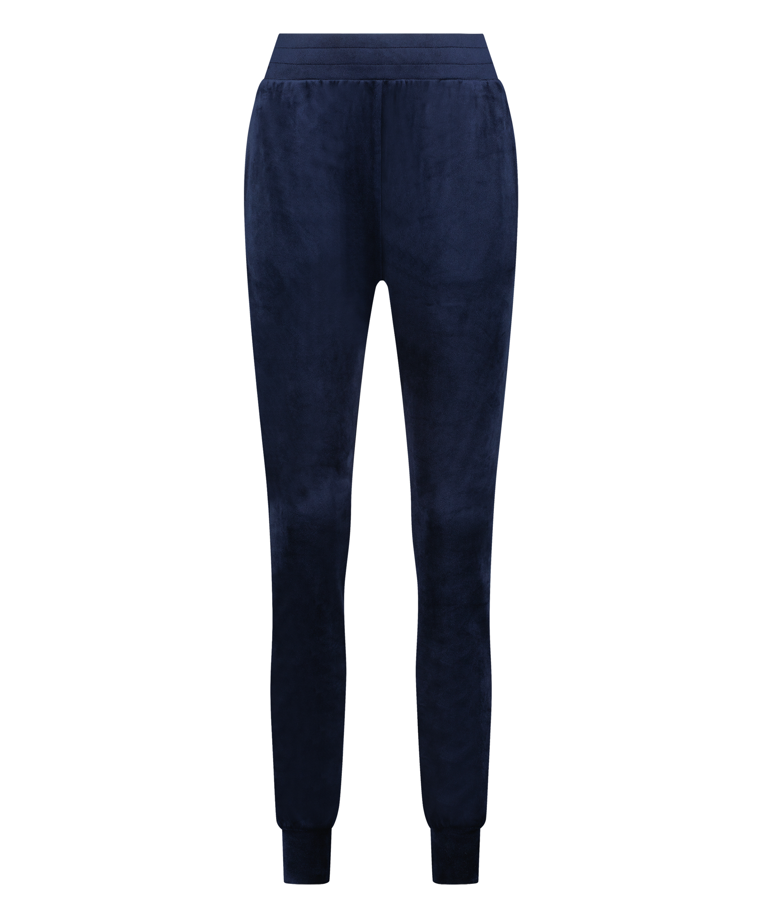 Velours Jogging Pants, Blue, main