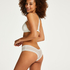 V-shape Mesh Brazilian, White