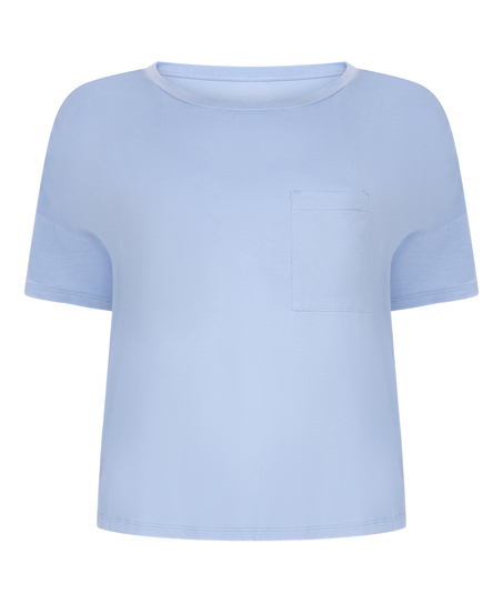 Short-Sleeved Top, Blue