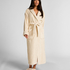 Soft Fleece Bathrobe, White