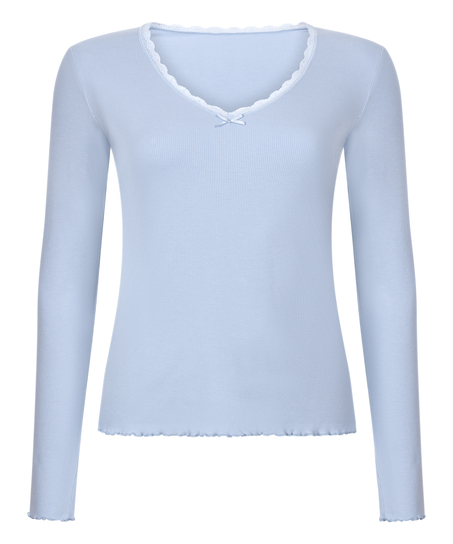 Top Jersey Rib, Blue