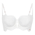Tiah Non-Padded Underwired Longline Bra, White