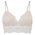 Shiloh Padded Non-wired Longline Bra, White