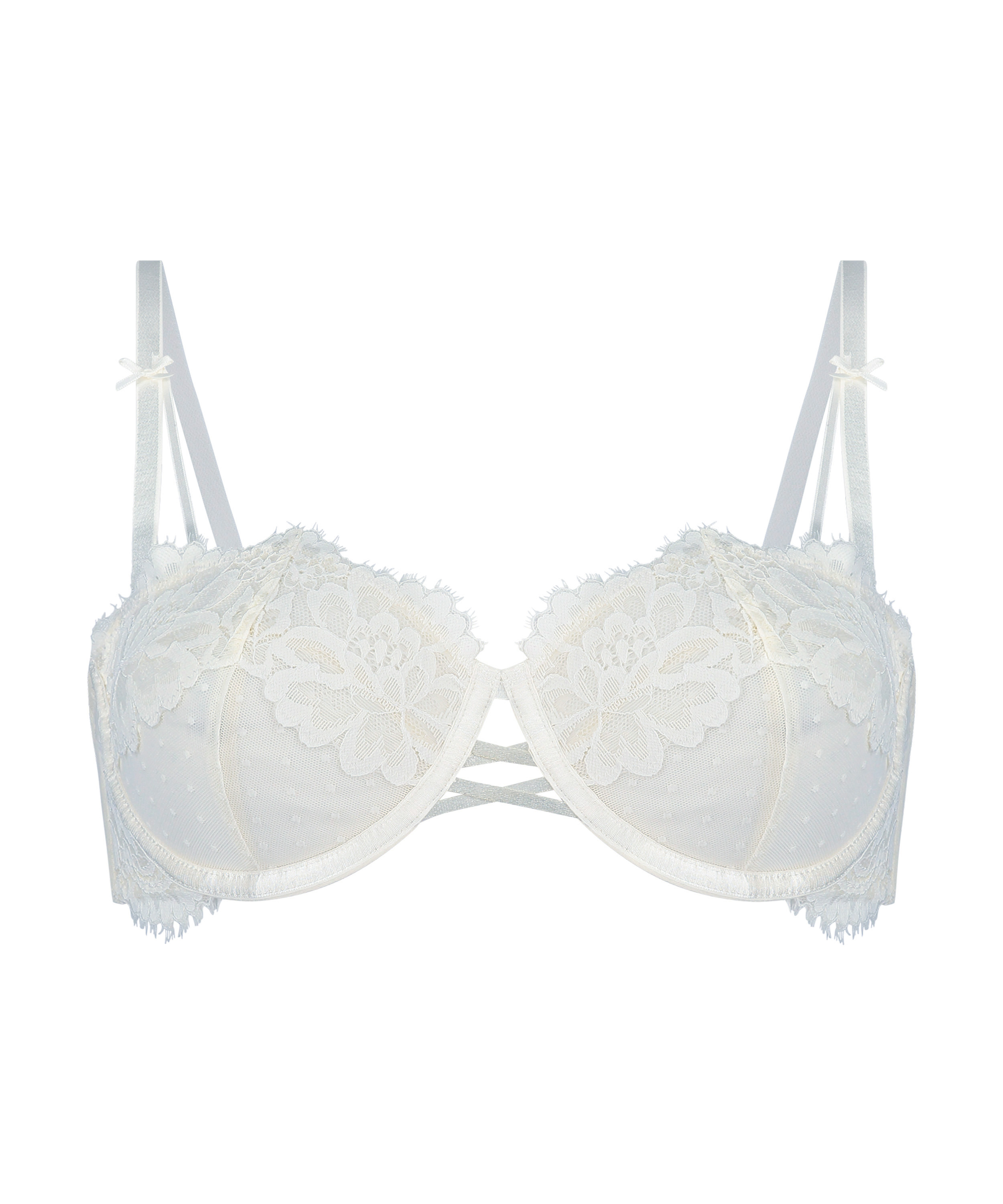 Harmony Non-Padded Underwired Bra, White, main