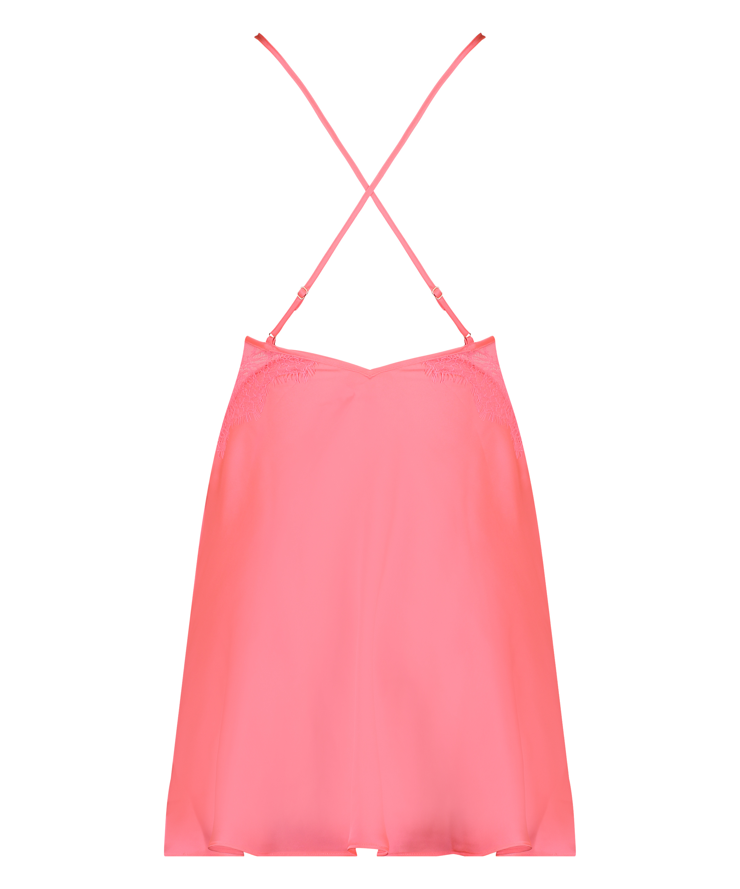 Kimmy Satin Slip Dress, Pink, main