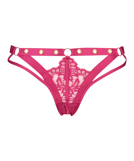 Sadie Brazilian with open crotch, Pink