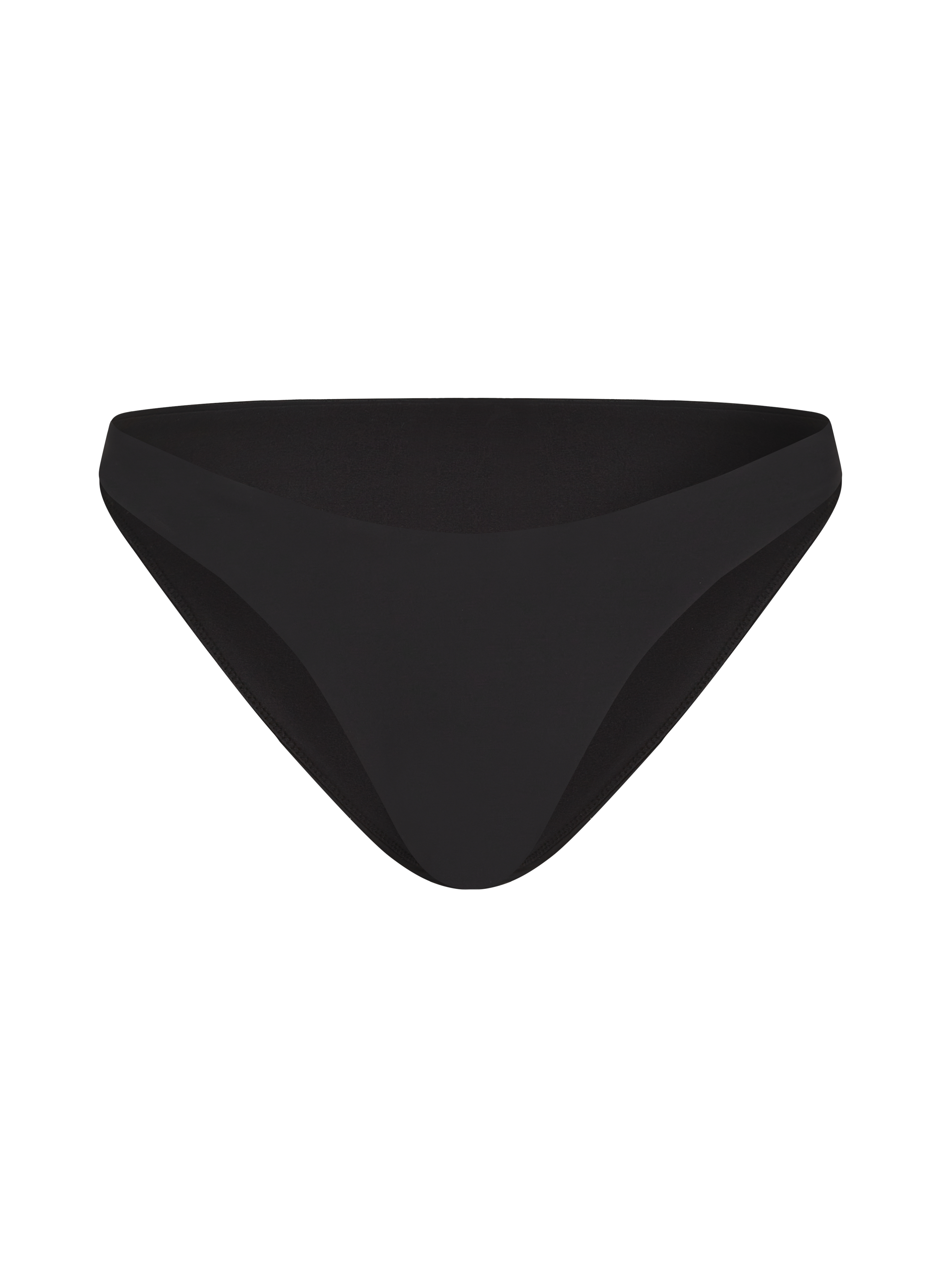 Luna High-Leg Bikini Bottoms, Black, main