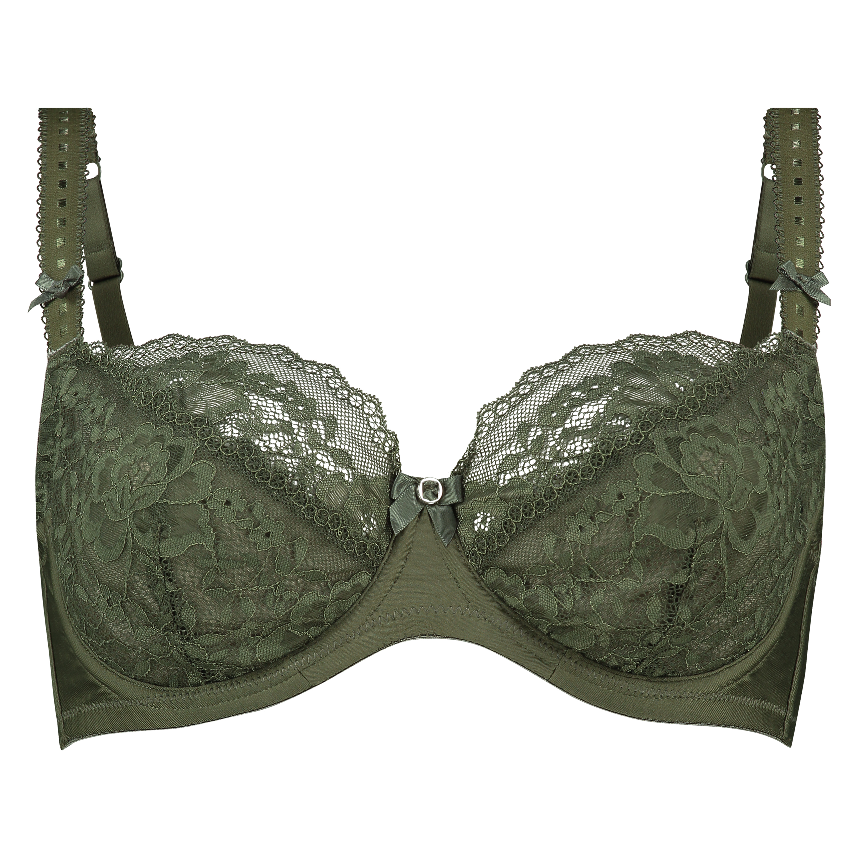 Non-Padded Underwired Bra Maya, Green, main
