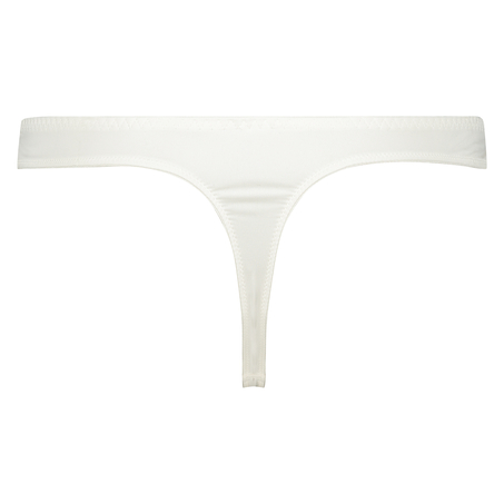Secret Lace Thong, White