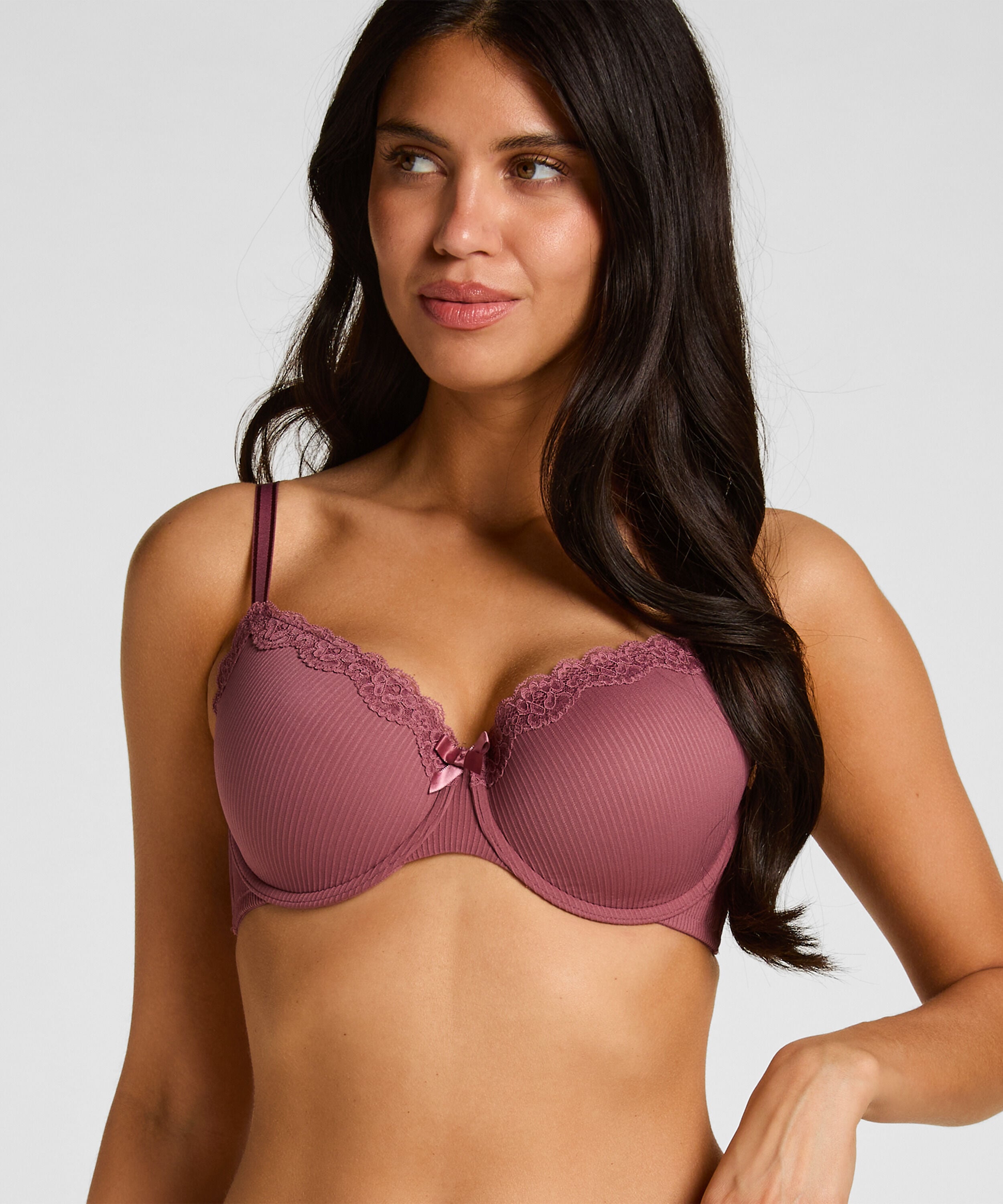 Lola Padded Underwired Bra, Purple Lola Padded Underwired Bra, Purple