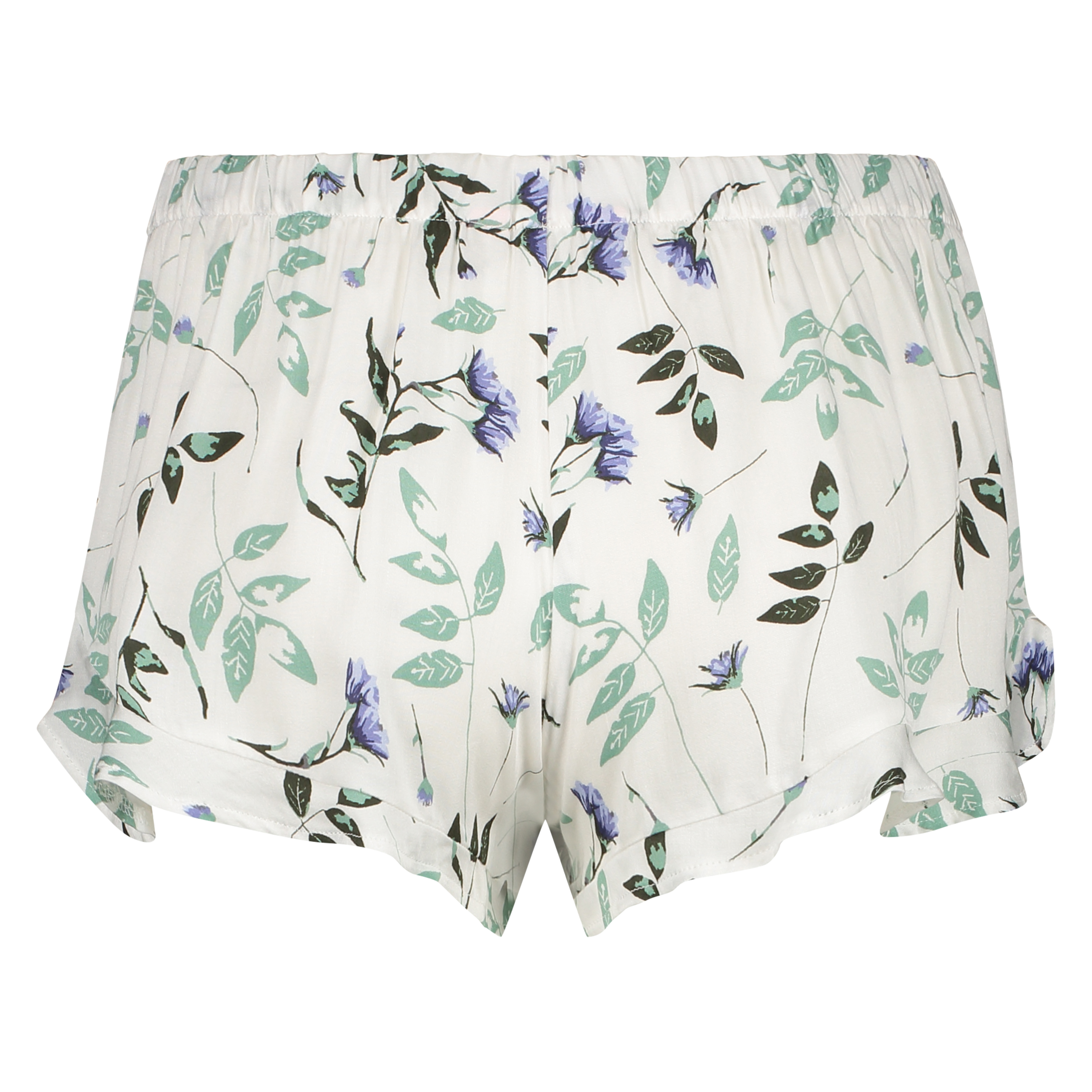 Pyjama Shorts, White, main