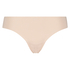 Invisible cotton thong, Beige