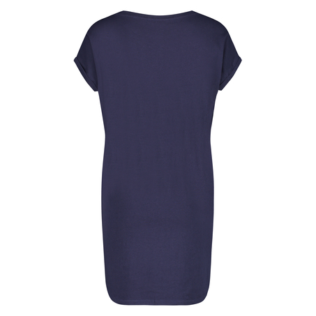 Round Neck Nightshirt, Blue