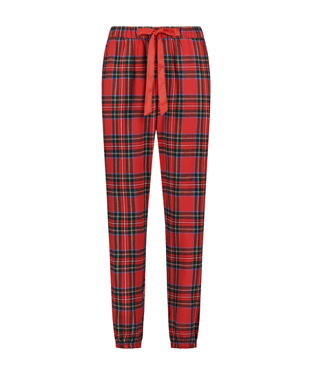 Flannel Pyjama Pants, Red