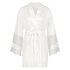 Kimono satin Bridal, White