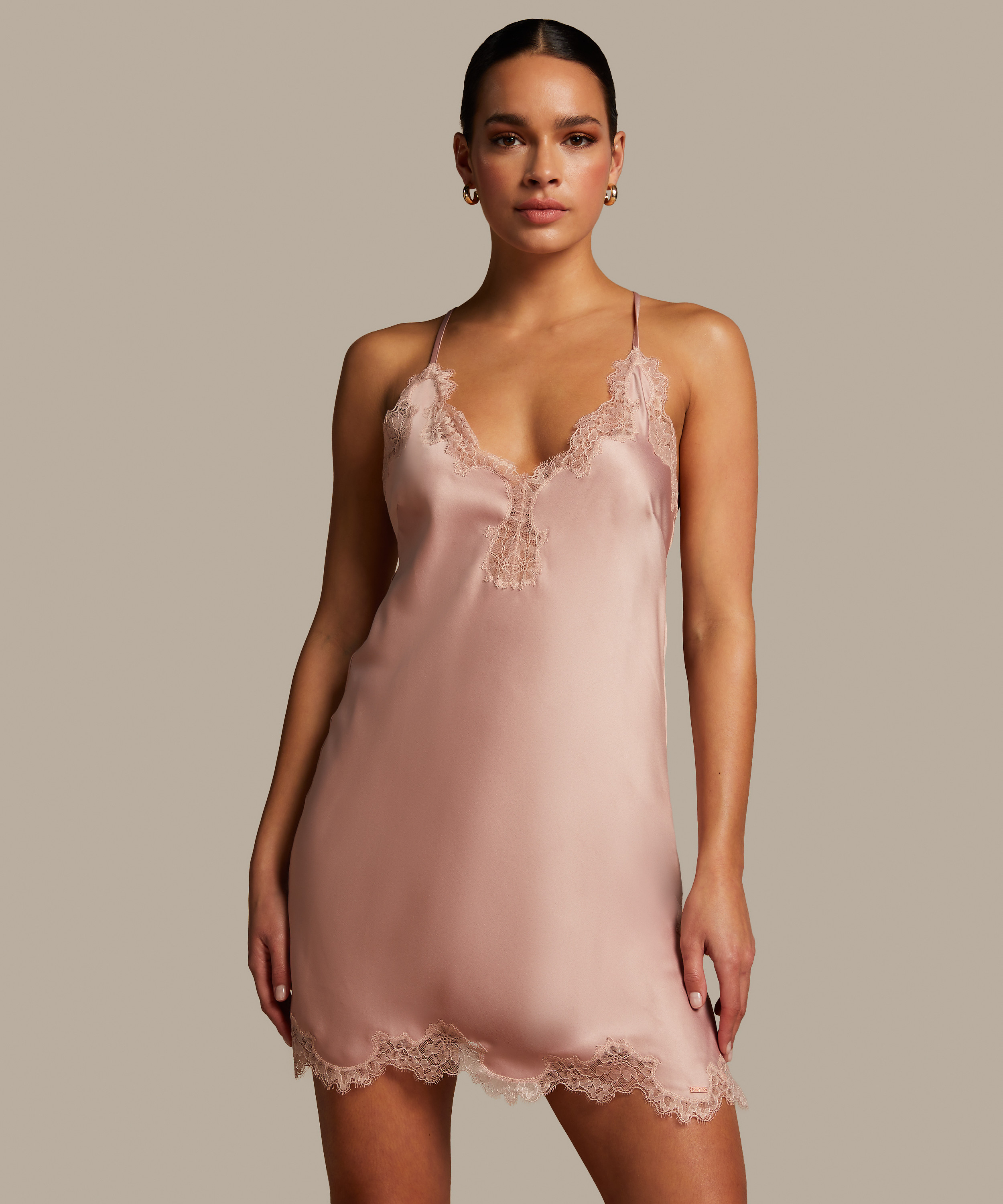 Sophia Slip Dress, Pink, main