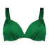 Antigua Padded Underwired Bikini Top, Green