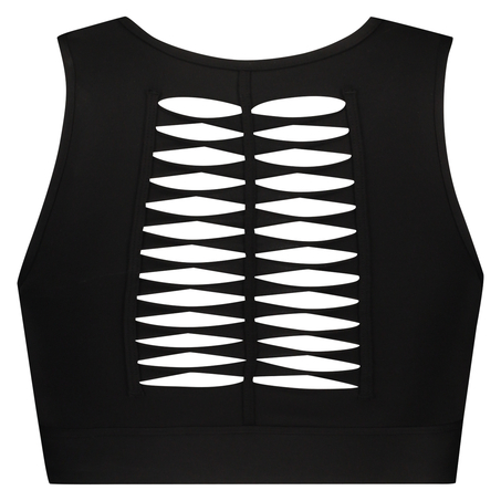 HKMX The Classic Level 1 Sports Bra, Black