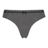 Cotton thong, Grey