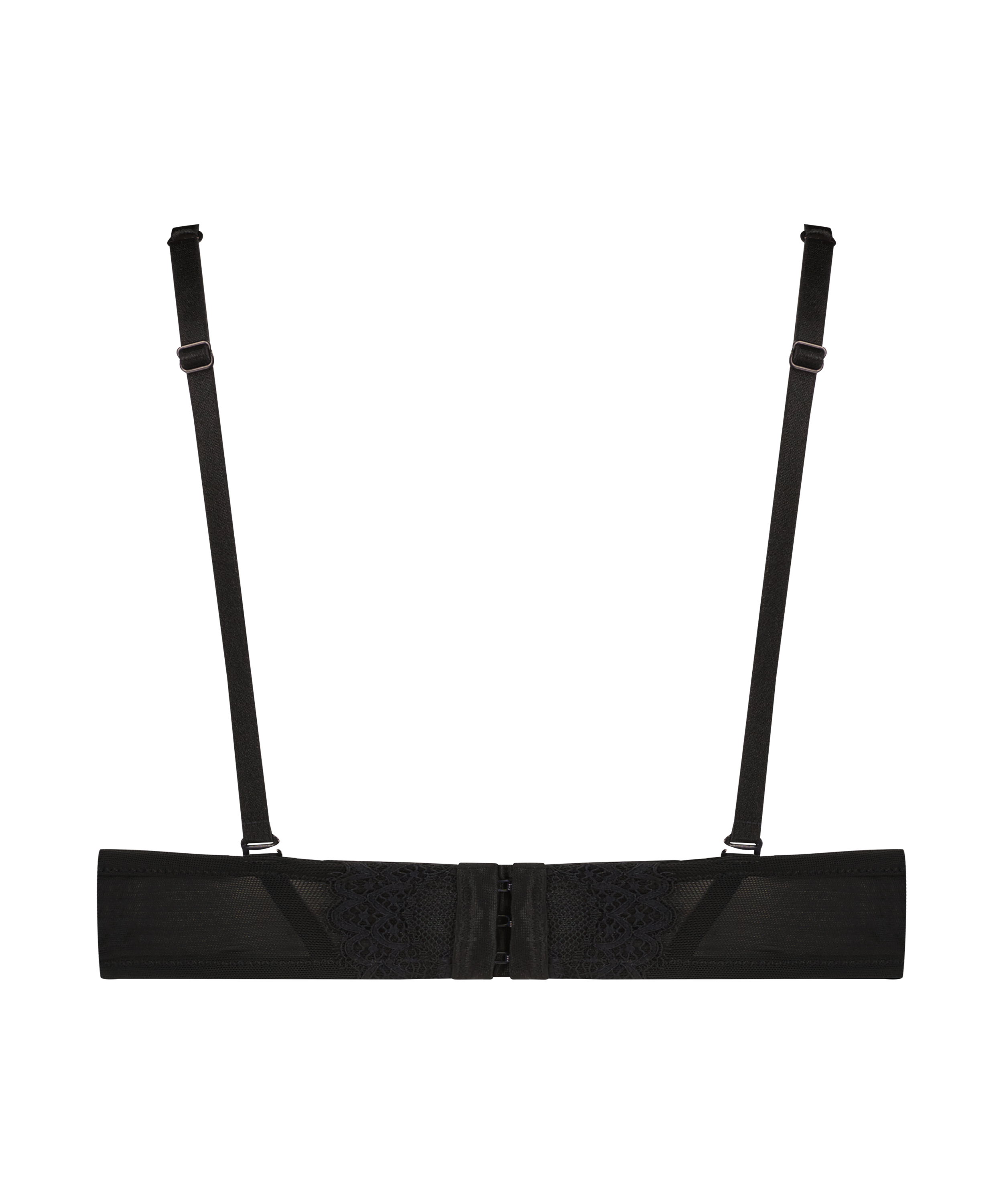 Daisy Padded Strapless Underwired Bra, Black, main