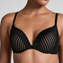 Pia Padded Underwired Push-Up Bra, Black