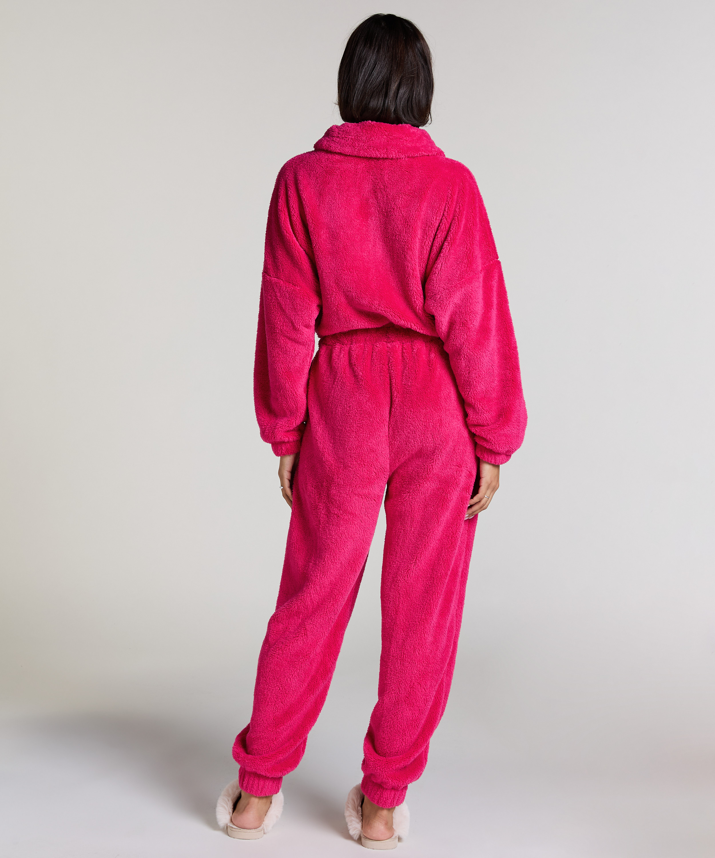 Fleece Onesie, Pink, main
