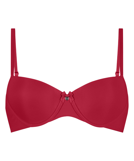Demi Padded Underwired Bra, Red