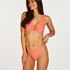 Peachy High Leg Bikini Bottoms, Orange