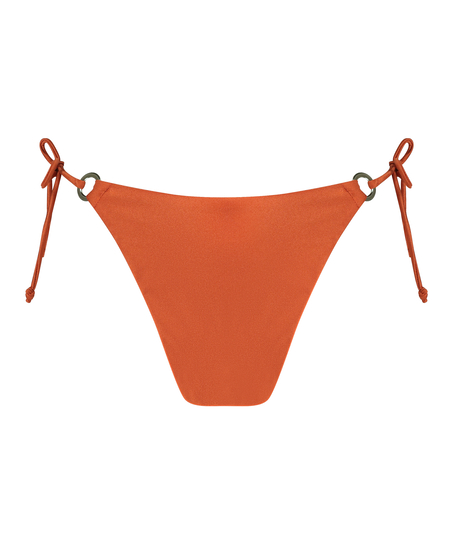 Corfu High Leg Bikini Bottom, Orange