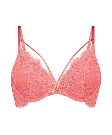 Arabella Padded Push-Up Underwired Bra, Pink