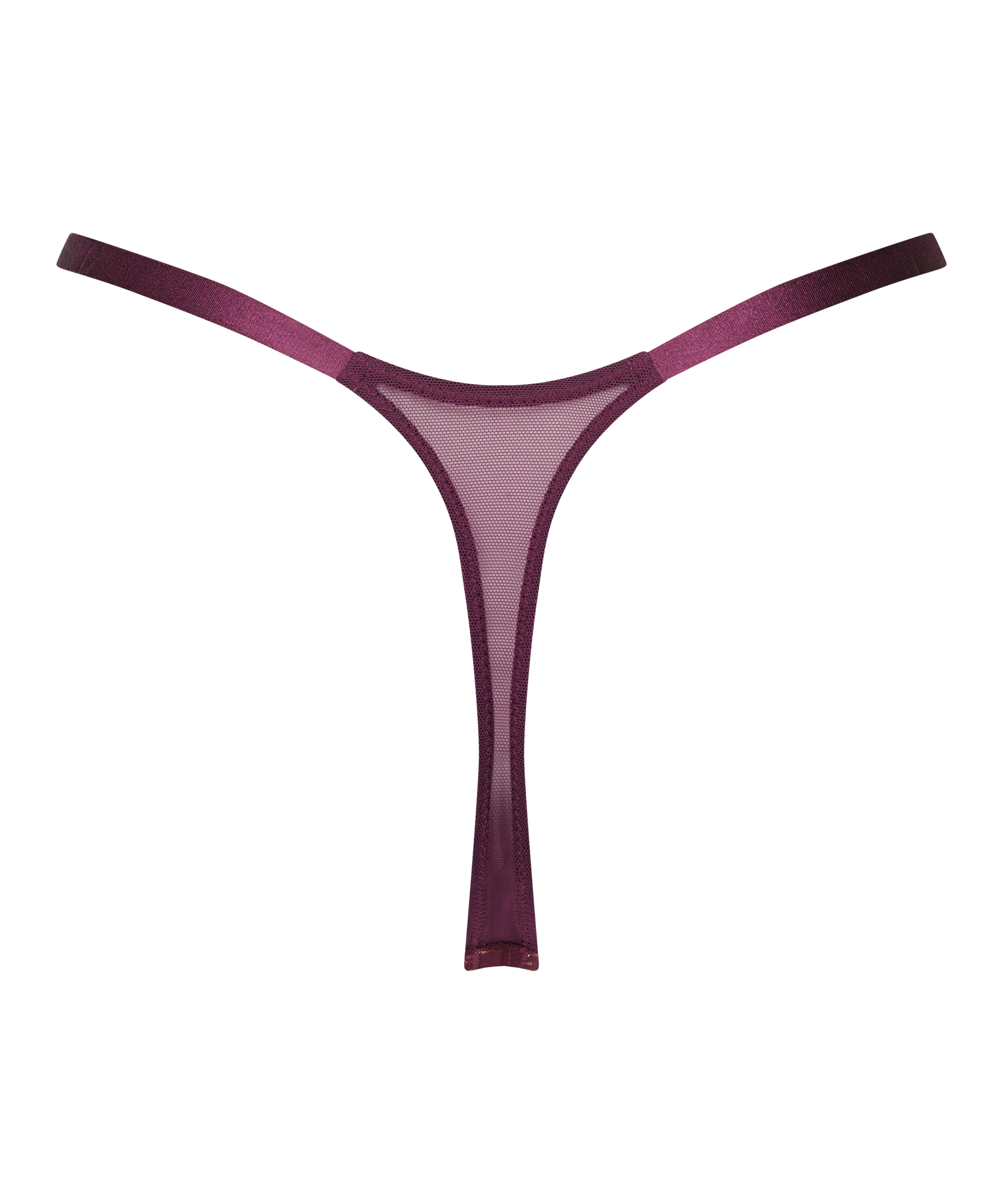 Nikki High Leg Thong, Purple, main