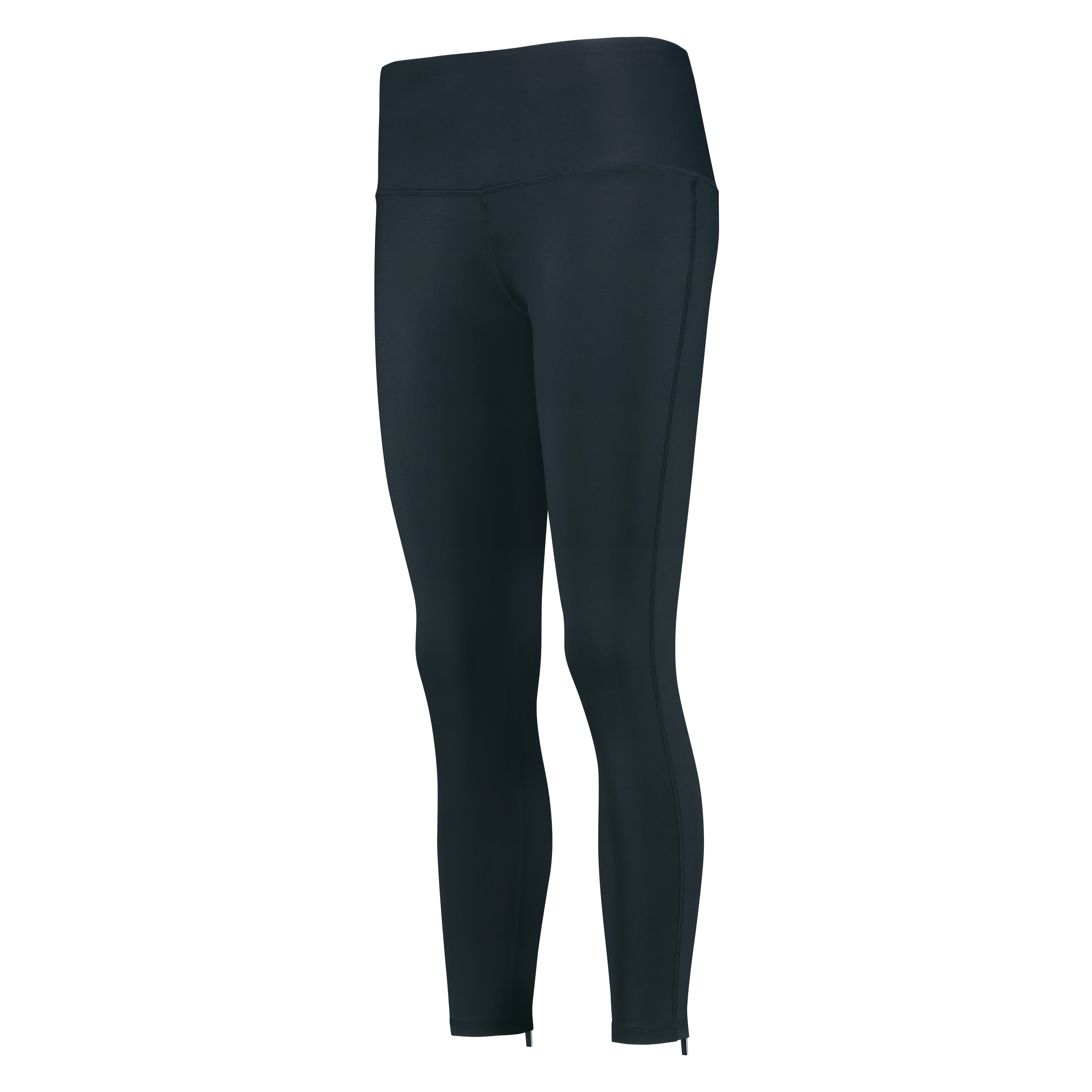 HKMX high-waist sports leggings zip level 2, Black, main