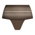 Invisible high thong, Brown