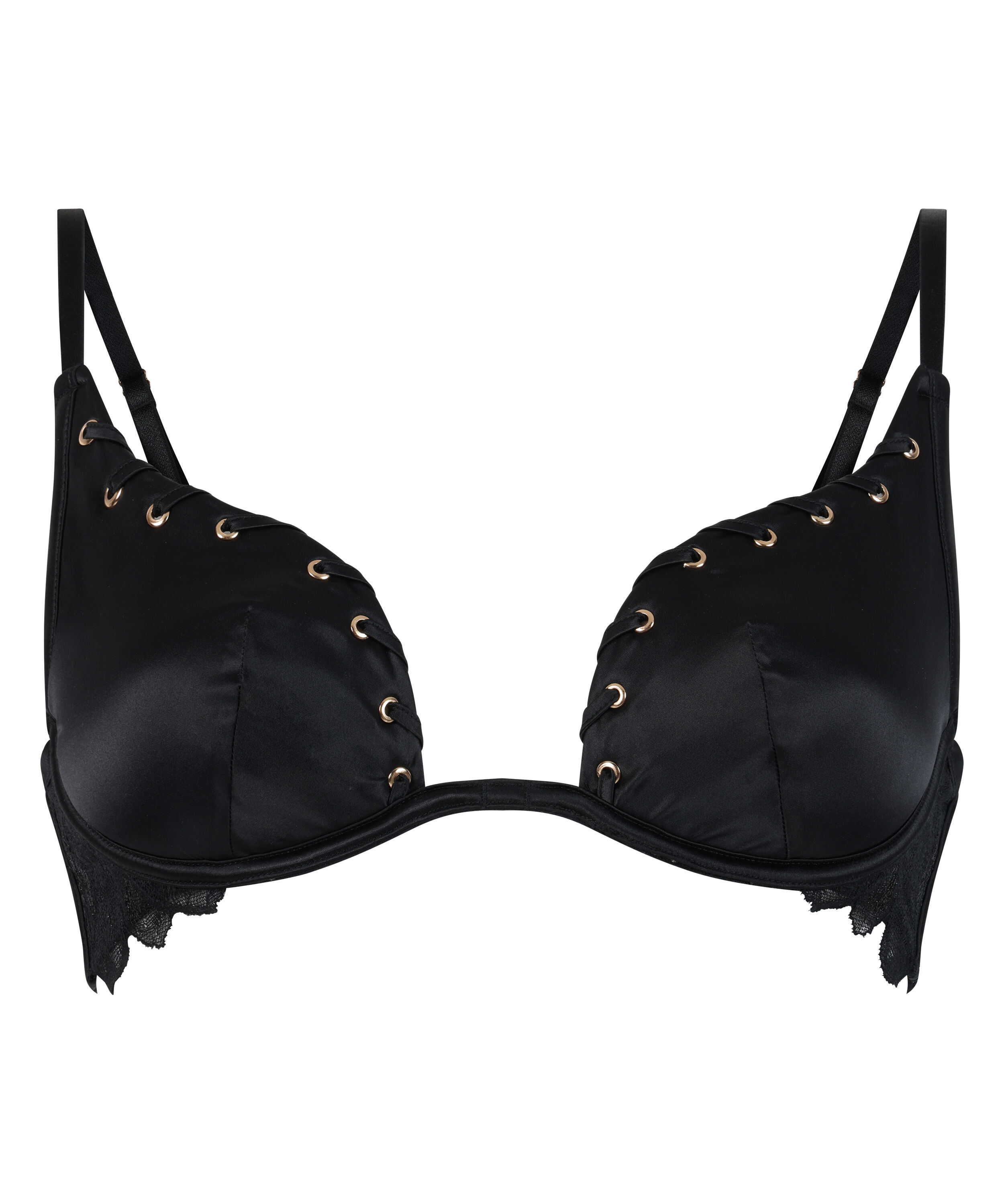 Cierra Padded Underwired Bra, Black