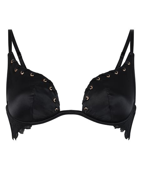 Cierra Padded Underwired Bra, Black
