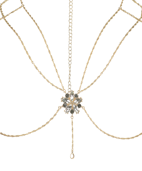 Chain Top Bralette, Yellow