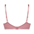 Bessie Padded Non-Wired Bra Pink Ribbon, Pink