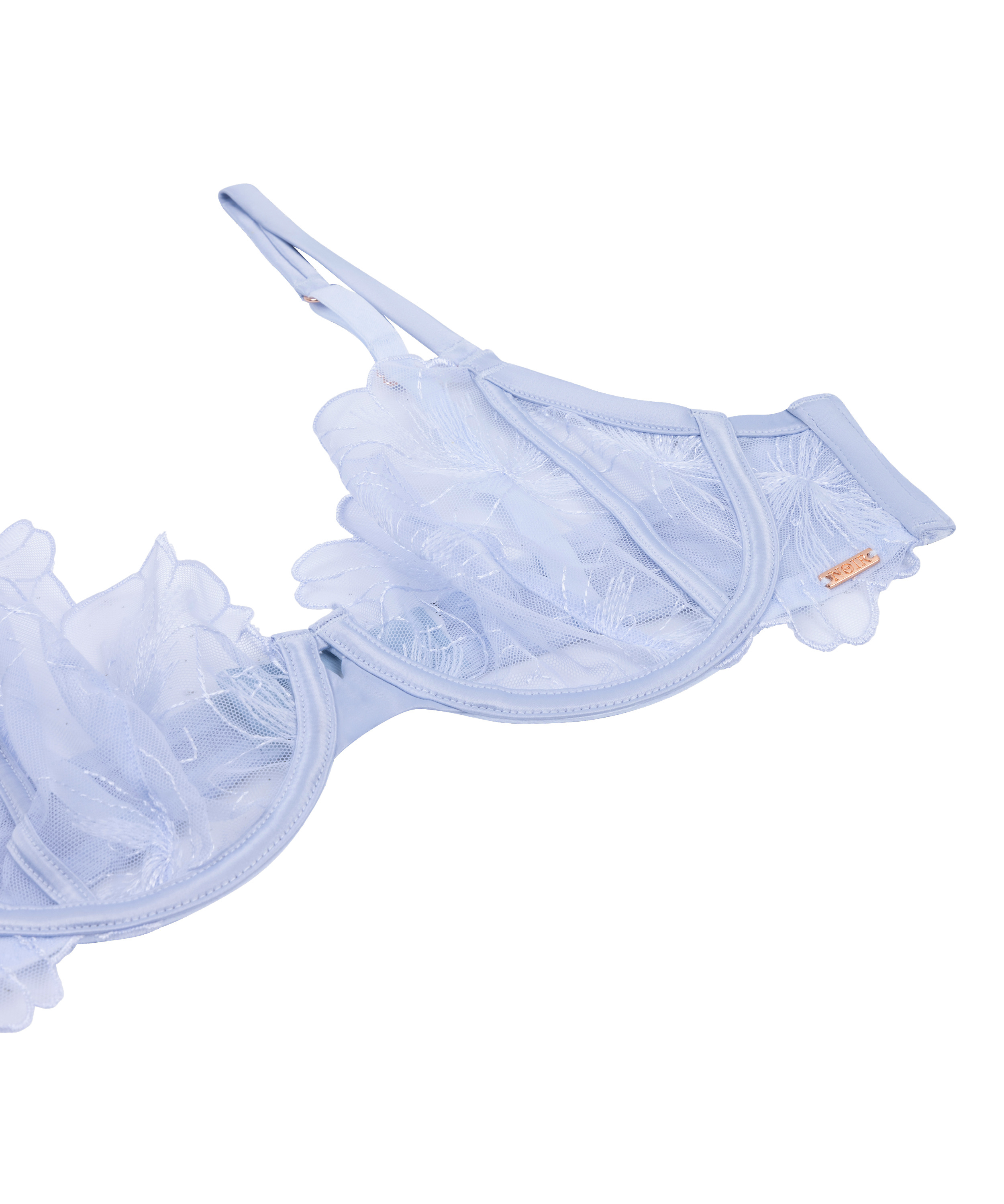 Emilia Non-Padded Underwired Bra, Blue, main