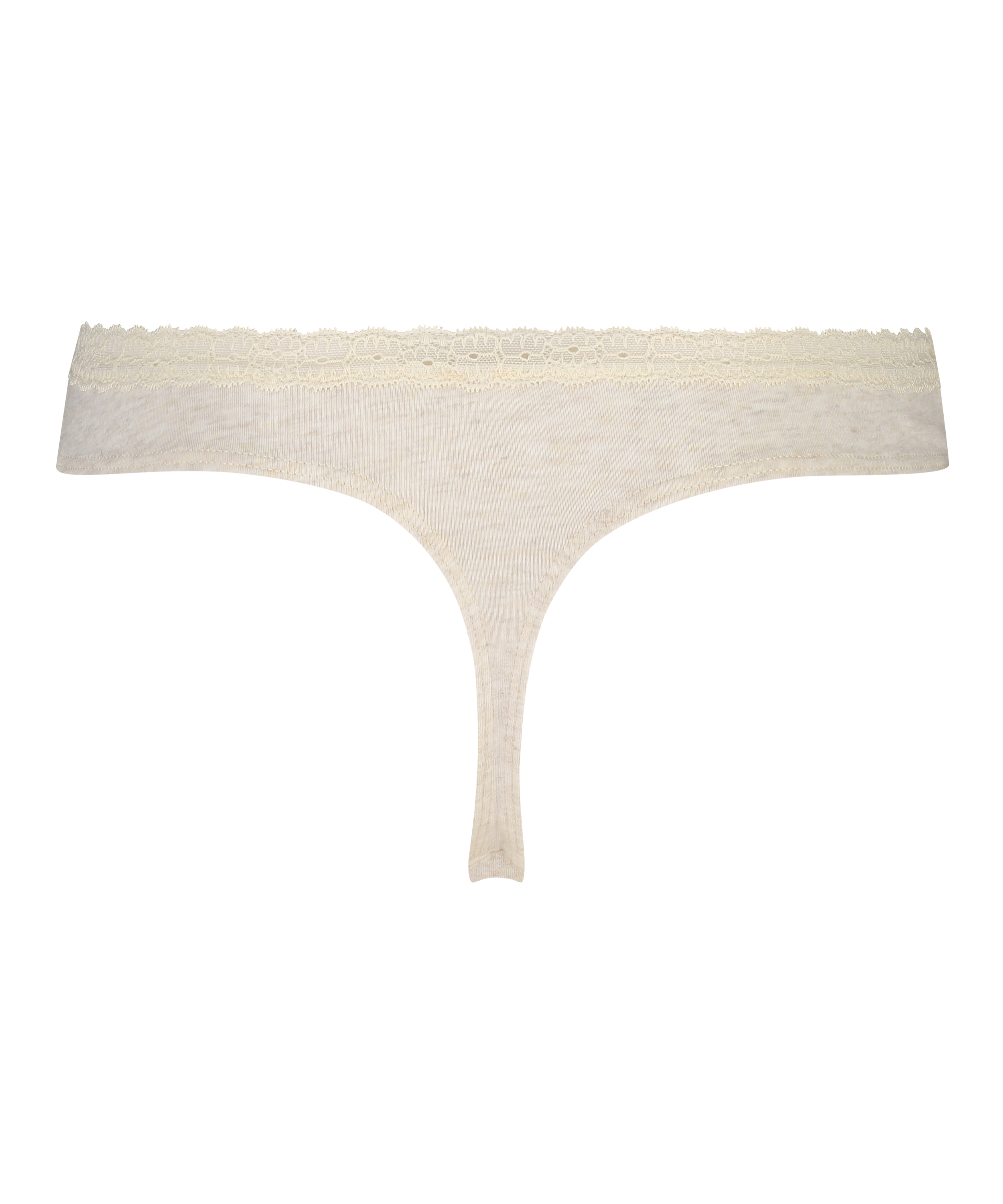 Cotton thong, Beige, main