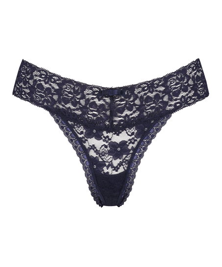 Extra Low V-Thong, Blue