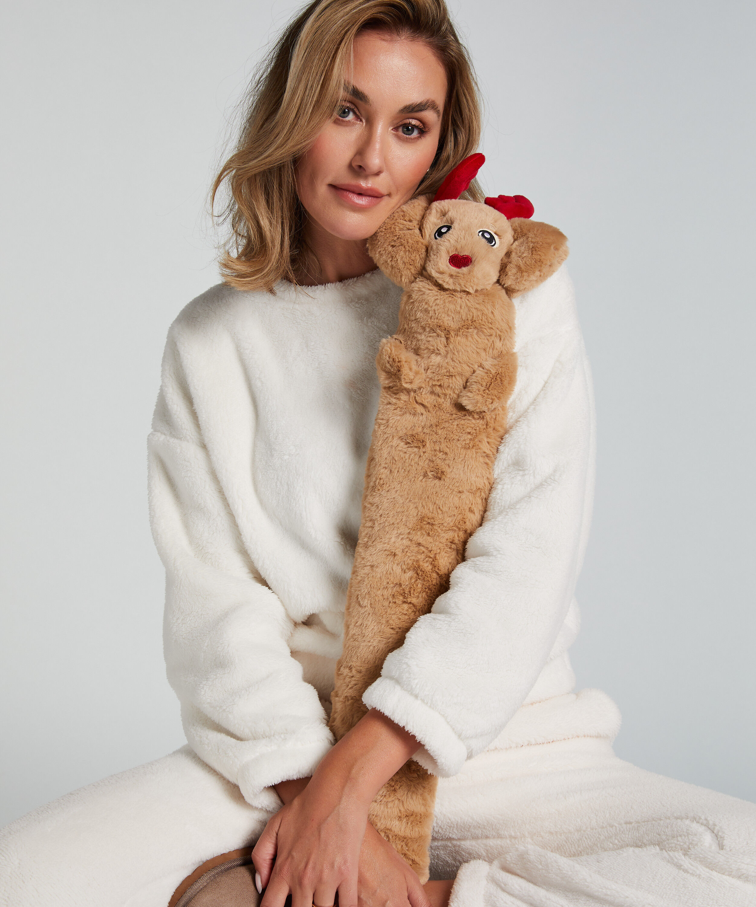 Hot Water Bottle, Beige Hot Water Bottle, Beige