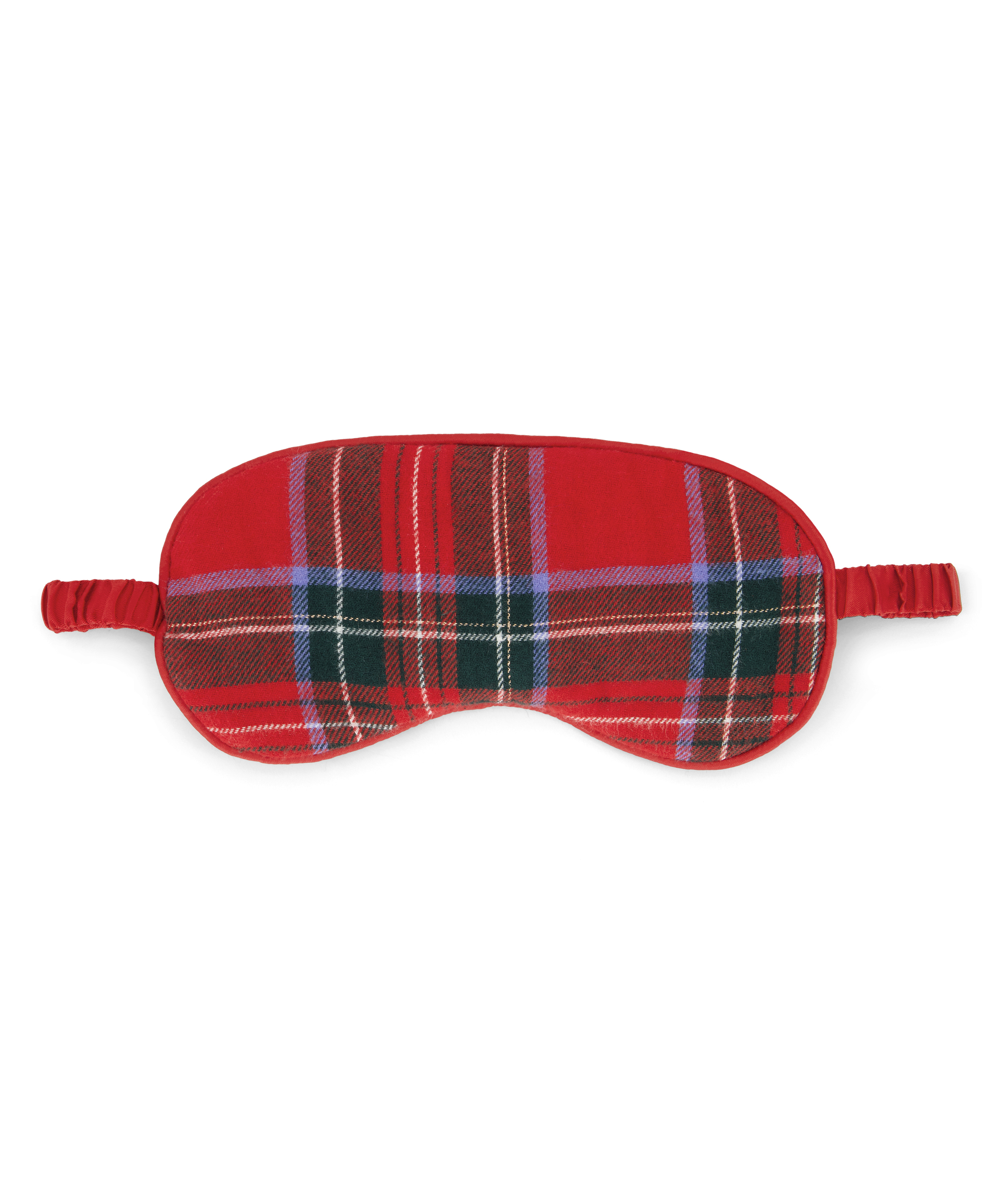 Flannel Sleeping Mask, Red, main