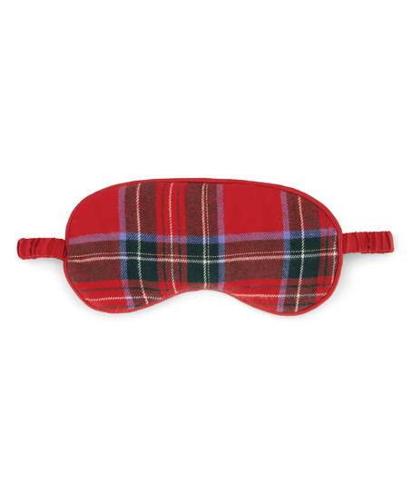 Flannel Sleeping Mask, Red