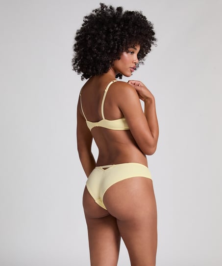 Pointelle Bralette, Yellow