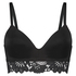 Evey Padded Non-Underwired push-up Bra, Black