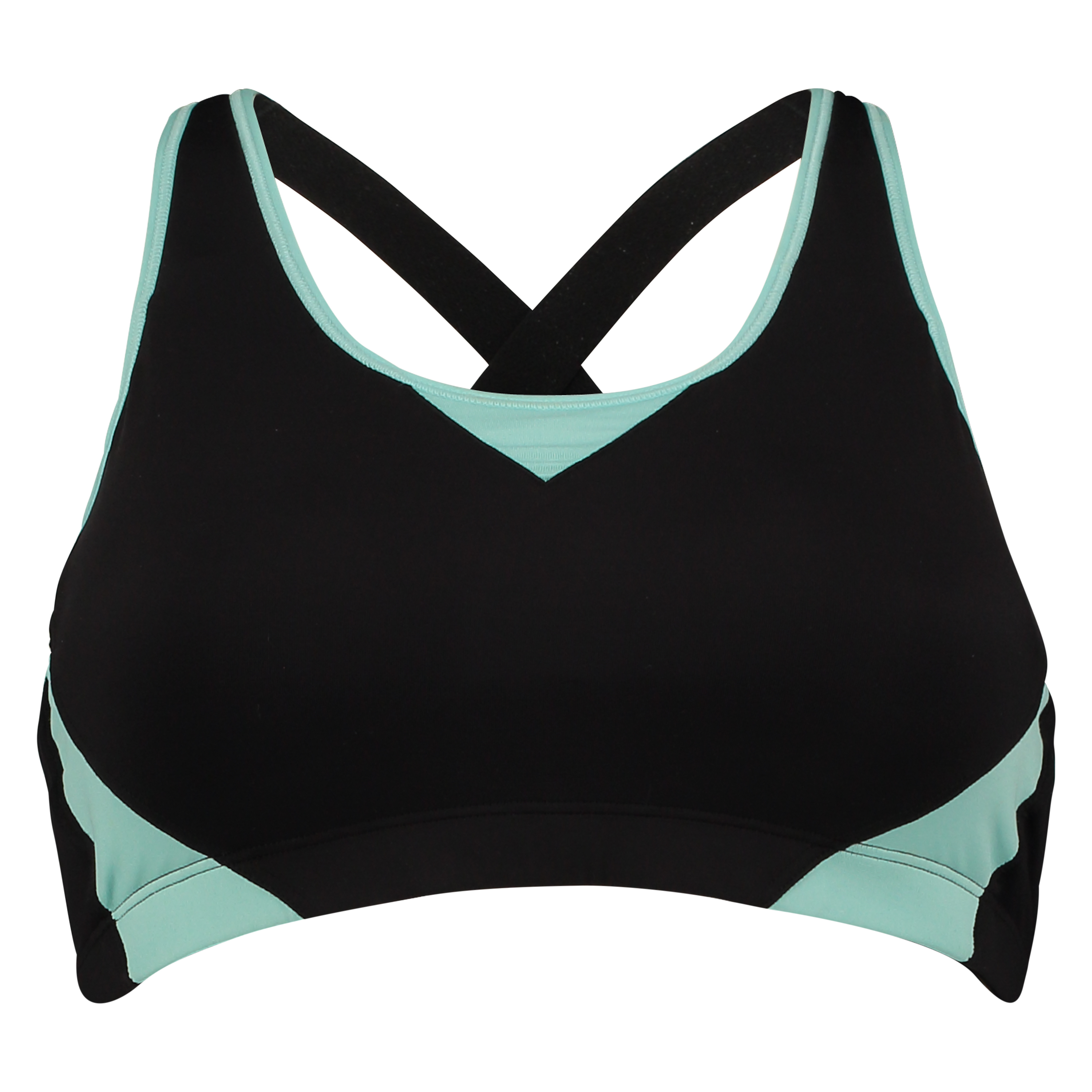 The Athlete sports bra Level 2, Black, main