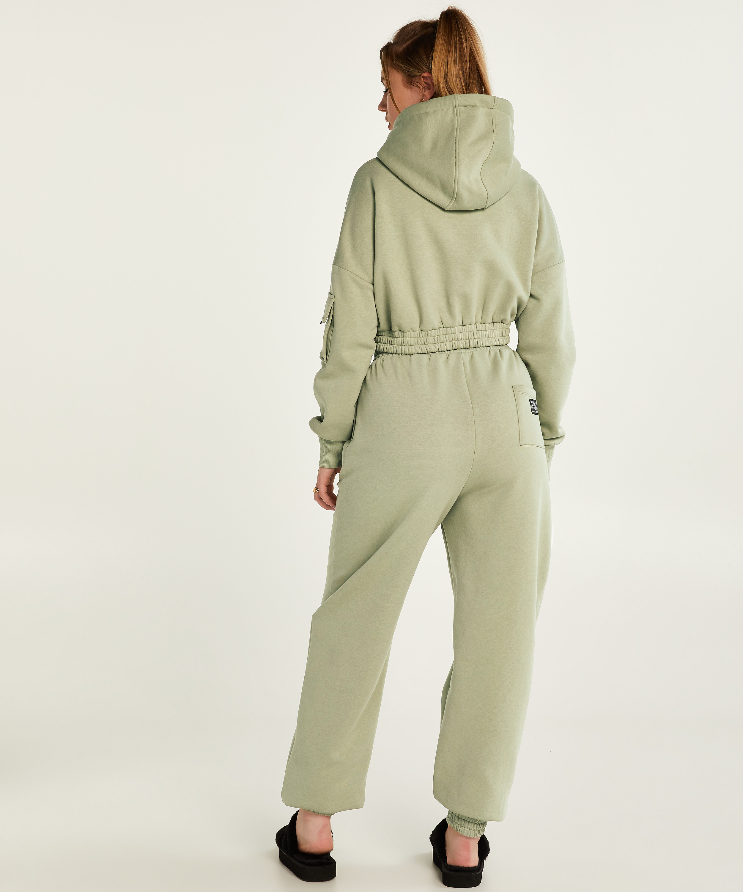 Sweat Cropped Hoodie Kim Petras, Green, main