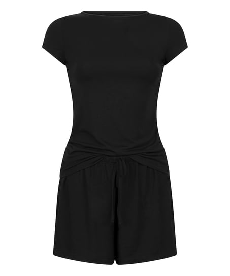 Pyjama Set Jersey, Black