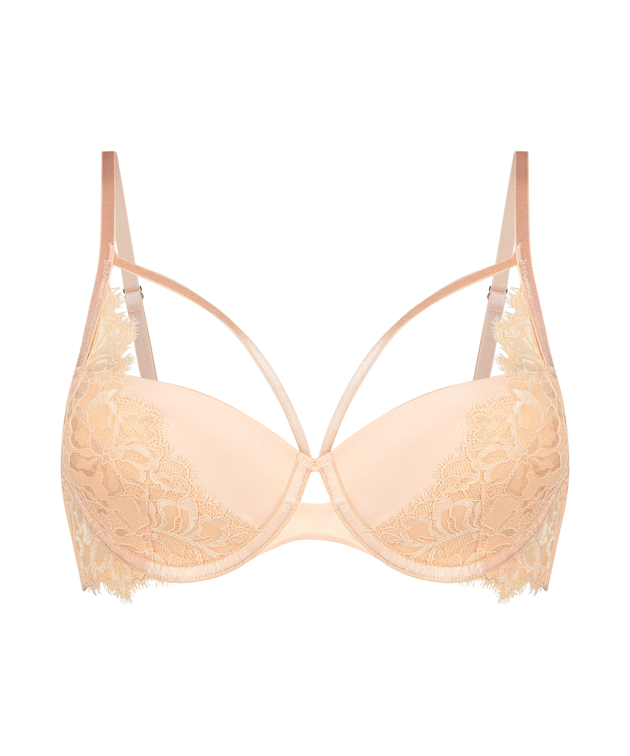 Isabella Padded Underwired Bra, Orange, main