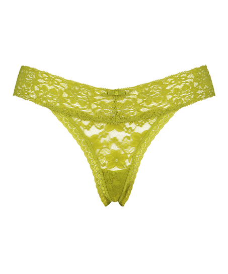 Extra Low V-Thong, Green